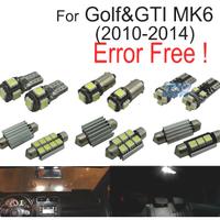 KIT 14 LAMPADE LED INTERNE PER VOLKSWAGEN VW GOLF 