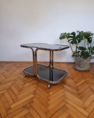 Carrello bar vintage anni '70 Space Age