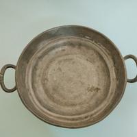 antico portavivande in peltro