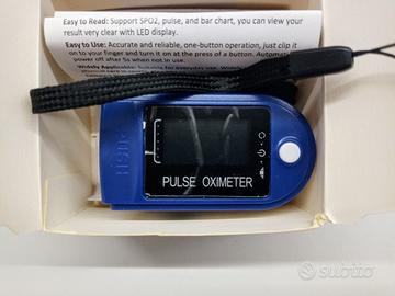 Saturimetro Ossigeno da Dito Pulsimetro Ossimetro