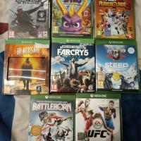 lotto 8 giochi Xbox one