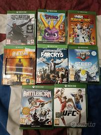 lotto 8 giochi Xbox one