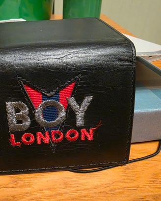 Portafoglio BOY LONDON Nero in Pelle - NUOVO con S