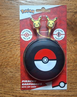 Auricolari Pokemom Pikachu per bambini