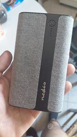 Power Bank Nedis in tessuto grigio, 15.000 mAh