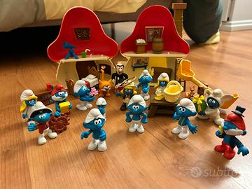 Casetta dei puffi + puffi