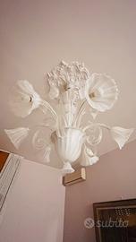 Lampadario vetro di Murano