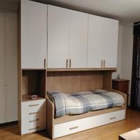  letto a cassettone 2 posti 