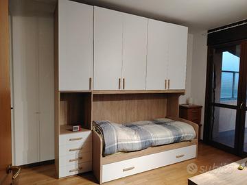  letto a cassettone 2 posti 