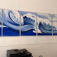 Quadro composto da 6 Tele 2,80 * 80