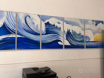 Quadro composto da 6 Tele 2,80 * 80