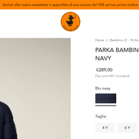 cappotto Parka bambino