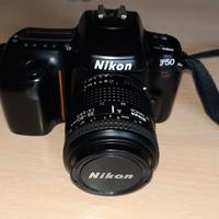 Macchina fotografica Nikon F50 + obiettivo 35-80mm