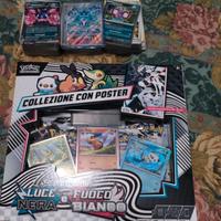 collezione con poster luce nera fuoco bianco + 300