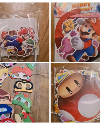 Allestimento per festa a tema Super Mario