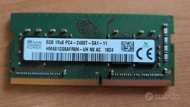 MEMORIA RAM 8GB DDR4 SO-DIMM 2400