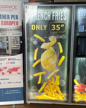 Distributore automatico patatine fritte usato