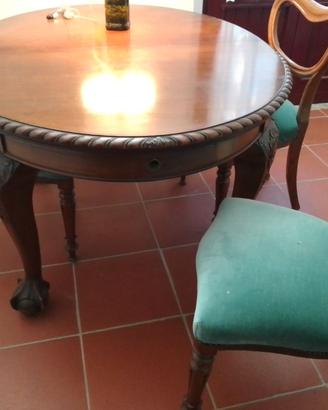 Tavolo allungabile con manovella