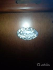 Specchio con cornice in argento 925