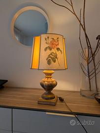 Lampada Vintage in Rattan, E27 Lampada a Sospensione Rustica, Paralume