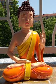 Buddha Shuni Mudra Resina Dipinta a Mano NEW