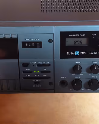 sintoamplificatore  cassetta RCF Elsa 2120 leggi !