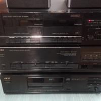 Stereo Akai amplificatore deck cassette cd vintage