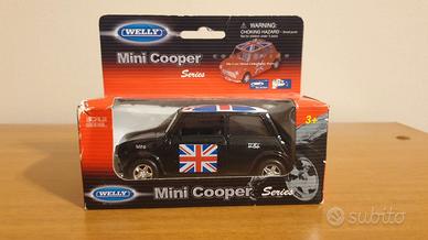 Modellino Mini Cooper Series Union Jack Welly