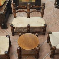 salottino di montagna da camino 