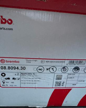 Freno a disco Brembo posteriori