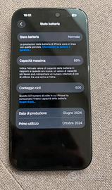 iPhone 16 128 GB nero