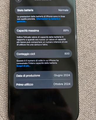 iPhone 16 128 GB nero