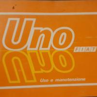 Manuale uso e manutenzione Fiat Uno SX 