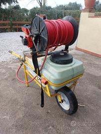 carriola pompa irroratrice rame