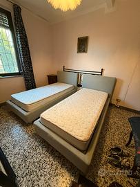 2 letti singoli Maxitalia con materassi