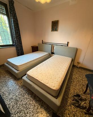 2 letti singoli Maxitalia con materassi