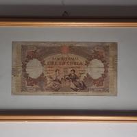 Banconota originale da 10mila lire incorniciata