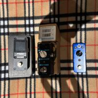 Pedali delay accordatore distorsione