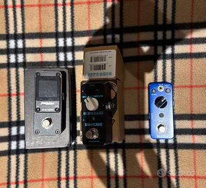 Pedali delay accordatore distorsione