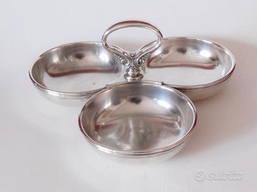 Portasalatini in metallo argentato - GTS Sambonet