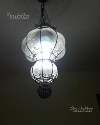 Lampadario ferro battuto 50 euro