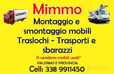 Traslochi, Sbarazzi e Montaggio/Smontaggi Mobili