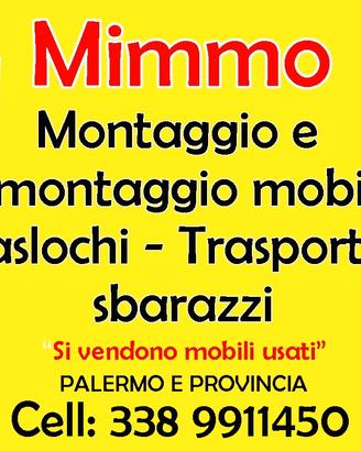 Traslochi, Sbarazzi e Montaggio/Smontaggi Mobili