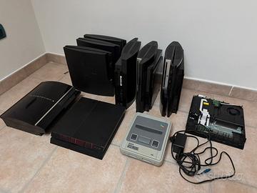 Varie console funzionanti/non funzionanti
