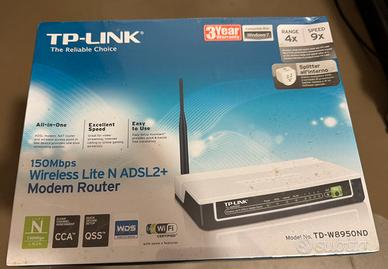 TP-Link TD-W8950ND - Modem Router ADSL2+ Wi-Fi