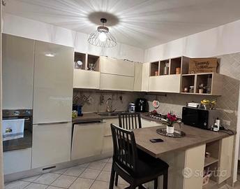 Cucina angolare con penisola