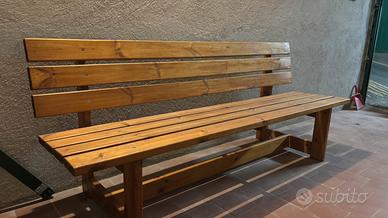 Panca in legno massello