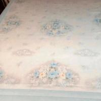 copriletto matrimoniale in raso e cotone vintage 