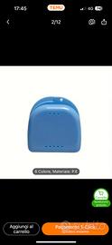 2 pz Porta dentiere o bite o apparecchi