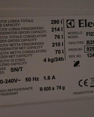 ricambi frigo elexctrolux rex FI22/10A+